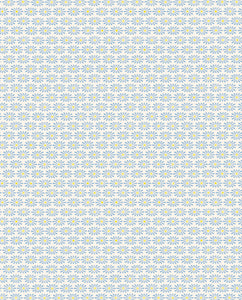 New Flower Pattern Blue Flat Wrap