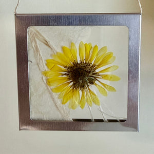 Nature Windows: Collaged Flowers