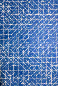 Blue Geometric Lines Paper  - Offset Printed