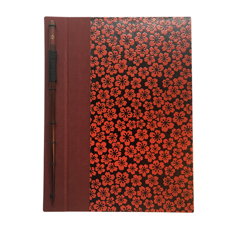 Chopstick Style Journal with Japanese Lacquered Chiyogami Cover