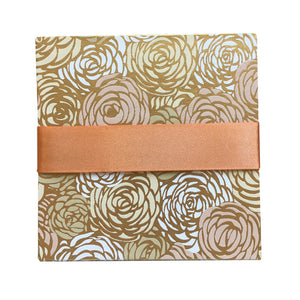 Accordion Book Floral with Magnetic Closures