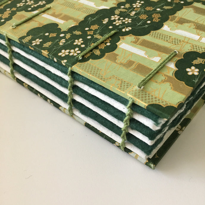 Class: Hardcover Coptic Stitch Art Book
