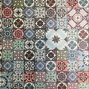 Italian Tiles Flat Wrap