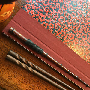 Desk Set Gift Set with Japanese Lacquered Chiyogami Paper