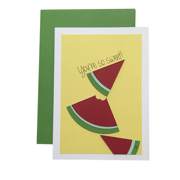 Watermelon You're Sweet Card